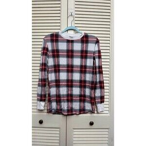 Stars Above Perfectly Cozy Womens Striped Super Soft LS Pajama Shirt SZ XS